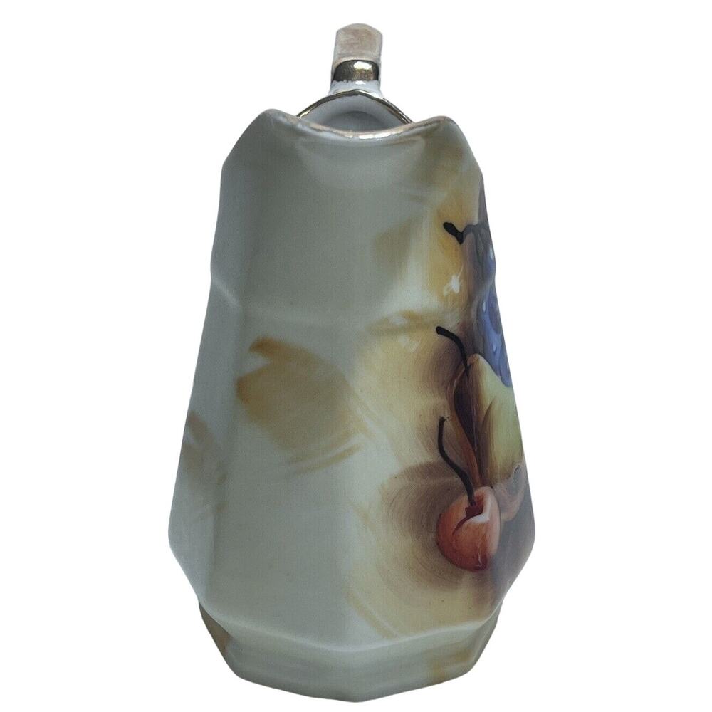 Enesco Mini Pitcher Hand-Painted Fruit E3314 Japan - VG Condition - Vintage - Picture 4 of 7